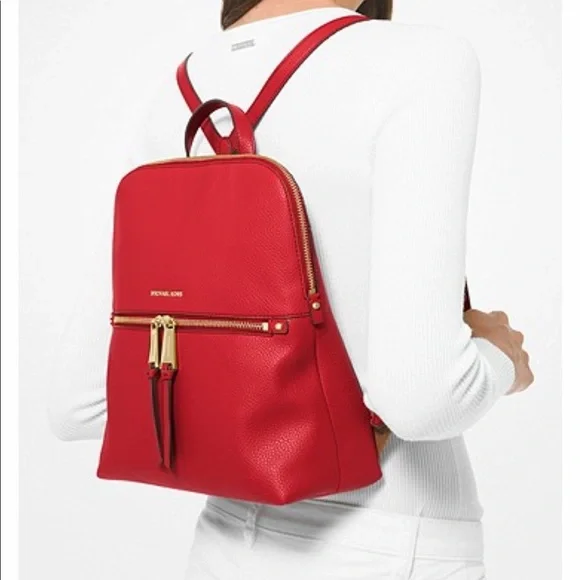 Rhea medium pebbled slim backpack hotsell
